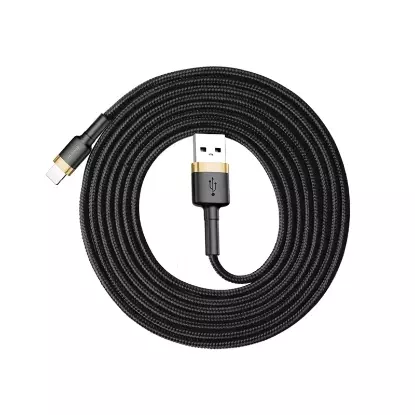 کابل 2 متری USB به Lightning بیسوس مدل Baseus Cafule Cable Durable Nylon Braided Wire USB / Lightning QC3.0 1.5A