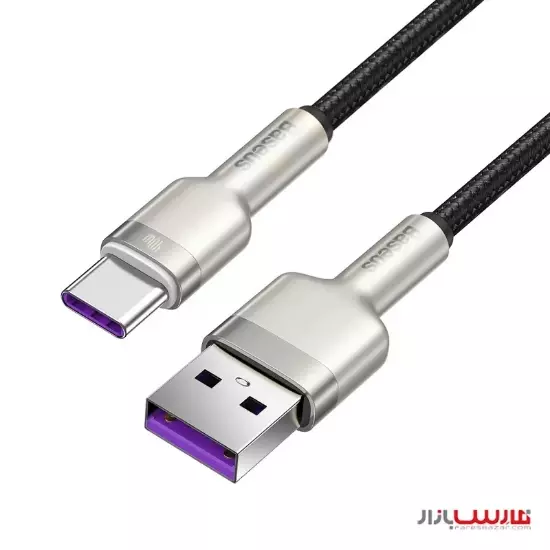 تصویر  کابل ۲۵ سانتی‌متری USB به Type-C بیسوس مدل Baseus Cafule Series CATJK