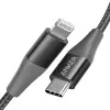 تصویر  کابل ۹۰ سانتی‌متر USB-C به Lightning انکر مدل Anker PowerLine +II A8652