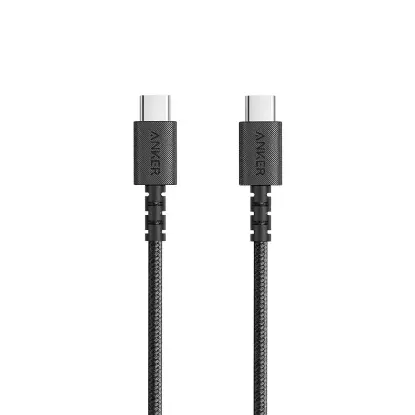 کابل ۹۰ سانتی‌متری USB-C به USB-C 2.0 انکر مدل Anker Powerline Select+ Cable A8032 مشکی