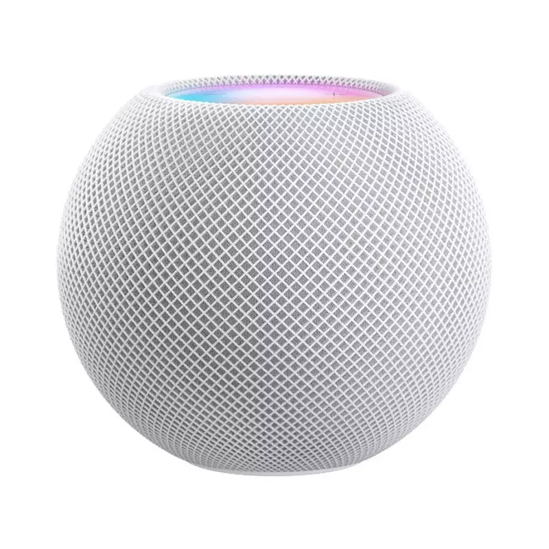 تصویر  اسپیکر بلوتوث اپل مدل HomePod mini رنگ نقره‌ای