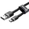 کابل ۱ متری USB به microUSB بیسوس مدل Baseus Cafule Cable CAMKLF-BG1 رنگ مشکی