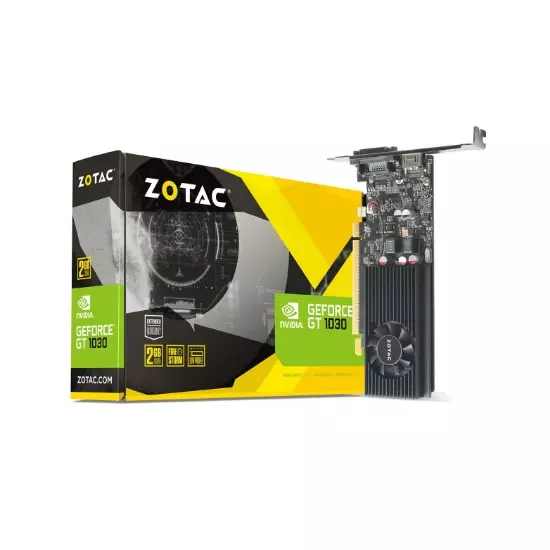 کارت گرافیک زوتک مدل Zotac Geforce GT 1030 2GB GDDR5 HDMI/DVI Low Profile