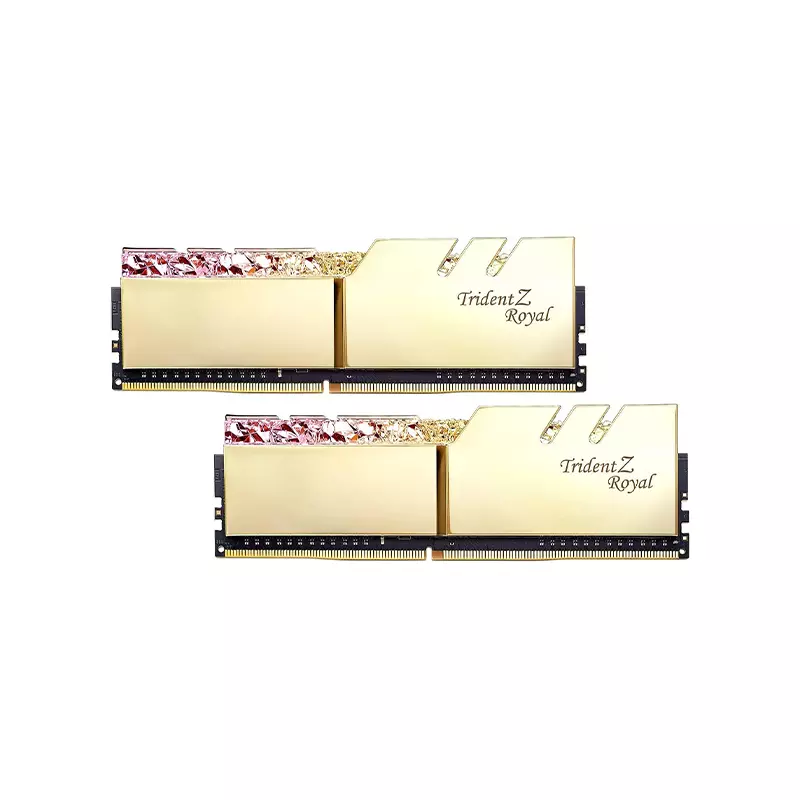 رم جی اسکیل مدل Trident Z Royal Gold DDR4 3600MHz ظرفیت 16 گیگابایت 