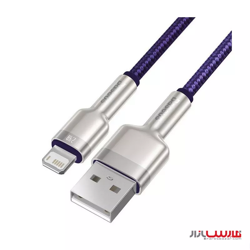 کابل ۲ متری USB به Lightning بیسوس مدل Baseus Cafule Series CALJK