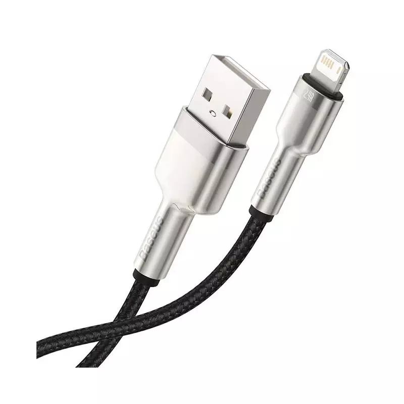 کابل ۱ متری  USB به Lightening بیسوس مدل Baseus Cafule Series CALJK