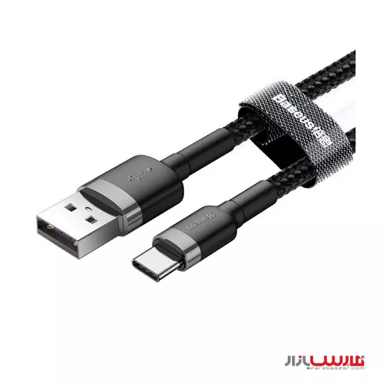 کابل ۲ متری USB به Type-C بیسوس مدل Baseus Cafule Cable CATKLF