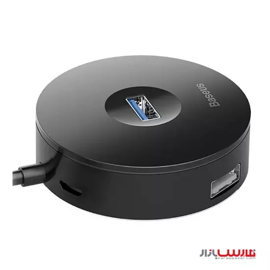 هاب ۴ پورت USB بیسوس Baseus round box CAHUB-U01 HUB adapter 